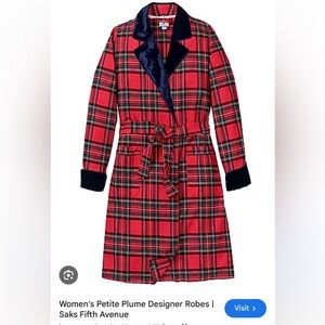 Plaid Robe by Petite Plume